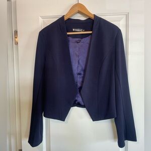 Allegra K Navy Blazer (size: M)
